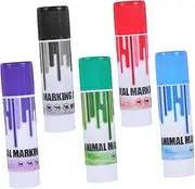 5pcs Pig Marking Crayon Animal Marking Crayon Pen Farm Animal Identification Crayons Livestock Marking Pens Livestock Identification Painting Crayons Animal Marking Stick Wax