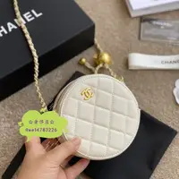 在飛比找蝦皮購物優惠-二手精品 Chanel 香奈兒 AP1449 白色 羊皮 復