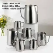 Stainless Steel Milk Frothing Pitcher Coffee Barista Craft Latte Milk Cream Cup