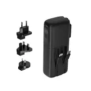 Portable Universal International Travel Charger & Snap Adapter for US/UK/EU/AU