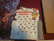 1979 McDonaldland Jewelry Counter Display With 30 Rings, Original Box&Banner NOS