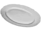 RICHARD GINORI Rilievo Bianco White Oval Serving Platter 14.75" New