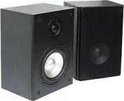 E-Lektron BK55 2-Way 5.5 inch 160W Home HiFi Stereo Bookshelf Studio Monitor Wooden Speakers Pair Wall Mountable