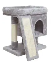 SYANDLVY Small Cat Tree for Indoor Cats, Cat Tower with Scratching Post, Mode...