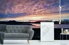 3D River Landscape Wallpaper Wall Mural Removable Self-adhesive 204