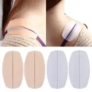 2 Pcs Soft Silicone Bra Strap Cushions Pain Relief Non slip Holder Shoulder Pads