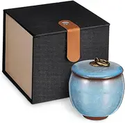 Small Pet Ashes Urn Compact Ceramic Keepsake for Dogs Cats Thoughtful Memorial for Pet Ashes Versatile Storage for Mementos Box Color