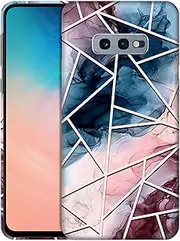 GlamCase for Samsung Galaxy S10e, Samsung Galaxy S10e Case - Abstract Marble Geometric Pattern Design Printed Sleek Cute Plastic Hard Protective Designer Back Phone Case/Cover for Samsung S10e