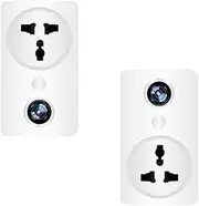Surveillance Recorder Wfi Camera 1080P 180 Degree Panoramic Home Security Socket Power Adapter Camera Wireless CCTV Surveillance Baby Monitor Only 1080P Camera