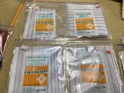 3 + Zweigart Cross Stitch Fabric # 14, 8.5 Waste Canvas 9x12, 6x7
