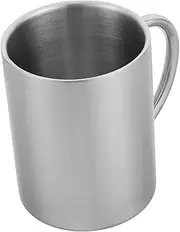 Yardwe Stainless Tumbler: Portable Insulated Double Wall Mug for Hiking and Camping for Outdoor Camping Hiking 400ml