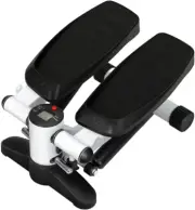 Everfit Mini Stepper, Black Stair Steppers Pedal Exerciser Aerobic Exercise T...