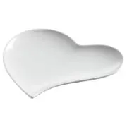 Maxwell & Williams Heart Platter, Tray, Serving Platter, Heart, Porcelain, White