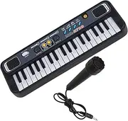 Generic Piano Keyboard for Beginners, 37 Keys Battery Powered Electronic Piano Keyboard Portable Music Piano Keyboard with Mic Teaching Beginners, 3739