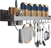 Condiment Rack | Condiment Rack | Condiment Rack, Condiment Rack Wall Mounted for Condiment Organizer, Condiment Display Stand, Wall Mount for Kitchen