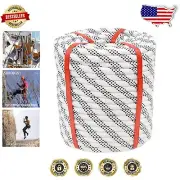 Reliable 1/2 Inch x 150 Ft Nylon and Polyester Climbing Rope - 9000 LB Tensile