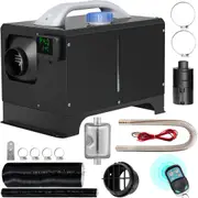 Diesel Air Heater 8KW, All in One 12V Truck Heater, Parking Heater with Black LCD, Remote Control, Fast Heating Diesel Heater for RV Truck, Boat, Bus, Car Trailer,