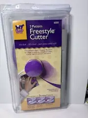 Retro Free Style Cutter By Purple Cow Matt Triple Blade /Circle & Straight Ruler