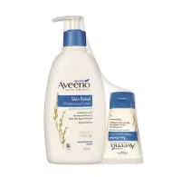 在飛比找Yahoo!奇摩拍賣優惠-Aveeno 艾惟諾】燕麥高效舒緩保濕乳354ml+30g