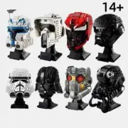 Anime Stormtrooper Vader Tie Fighter Pilot Helmet Building Blocks Collection