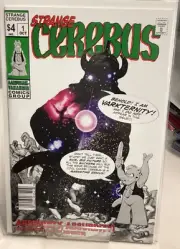 Strange Cerebus # 1 (Aardvark-Vanaheim)2017 - NM+ - Dr. Strange 180 homage