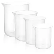 4 Pcs Cups with Lids and Straws Jugs Measuring Multifunctional Painting Project