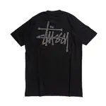 STUSSY 全黑男士 T 恤