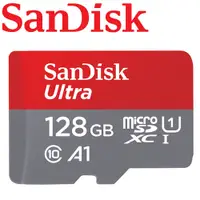 在飛比找蝦皮商城優惠-SanDisk 128GB Ultra microSDXC 