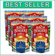 Keto-Friendly Pancake & Waffle Mix - 6 Resealable 10 oz Pouches, No Sugar Added
