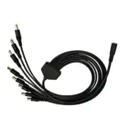 5.5x2.5mm 1 To 2/3/4/5/8/10 Way Power Splitter Cable Power Adapter Connector