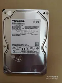 在飛比找Yahoo!奇摩拍賣優惠-售 東芝 (TOSHIBA) @1TB/SATA(2) 72