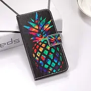 LYX Colorful Pineapple Pattern Colored Drawing Horizontal Flip Leather Case for Huawei P30, with Holder & Card Slots & Wallet & Lanyard+Elegant