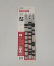 3pc CRAFTSMAN SOCKET HOLDER RAILS RACKS 1/4" 3/8" 1/2" MOUNTABLE 9-41829 METRIC