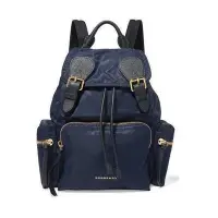 在飛比找Yahoo!奇摩拍賣優惠-Burberry The Rucksack 中型 軍旅 後背