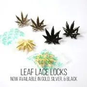 FULLY LACED LEAF LACE LOCKS - GOLD SILVER BLACK SET NIKE DUNK SB PHILLIES BLUNT