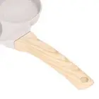 Non Stick Egg Burger Frying Pan Flat Bottom Induction Universal Three Holes