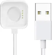 [Blueshaweu] Charger Compatible with OnePlus Watch 3, USB Charging Cable, Quick Charger, Charging Dock for OnePlus Watch 3, 2, 2R Smartwatch (White)
