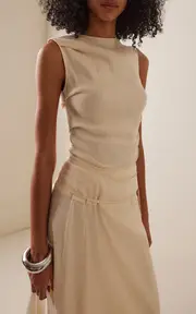 [Proenza Schouler White Label] Anoushka Top in Linen Slub