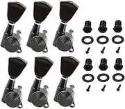 COSMEVIVI Guitar Tuning Pegs Set Metal Guitar Pegs for Acoustic Guitars Easy Install Remove Tuners