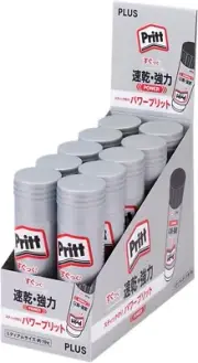 Plus Prit Stick Glue Power Prit Medium Size 19g set of 10 Japan