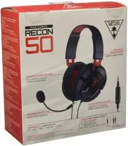 Turtle Beach Recon 50 Gaming Headset Wired Black / Red NEW