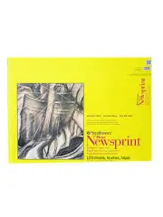 Strathmore 300 Series Newsprint Paper Pads - rough 120 sheets 18 in. x 24 in....