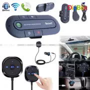 Wireless Multipoint Bluetooth Hands Speakerphone Speaker Visor Clip Free Car Kit