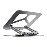 Mbeat Stage S12 Rotating Laptop Stand with USB C Docking Station