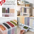 10KG Rice Cereal Multigrain Dispenser Storage Box Kitchen Food Container Auto