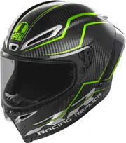AGV Pista GP RR Performante, full face helmet , color: Dark Grey/Neon-Green , size: XXL