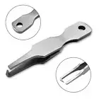 Silver Stainless Steel Hook Eye Cleaner Pin Cleaner Pin Silver Multifunction