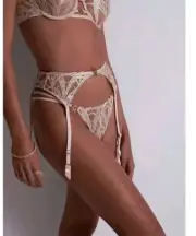Elie Saab x Aubade Paris Suspender/Garter Belt Lova NWT $169 MSRP