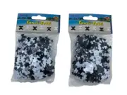 Halloween Party Confetti Skull Crossbones Pirate Lot 2 Black White Crafts Decor