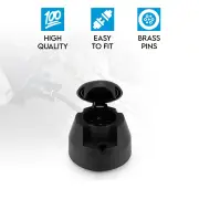 Elinz Female Trailer Plug 7 PIN Large Round Plastic Connector Adaptor Socket Car Caravan Boat